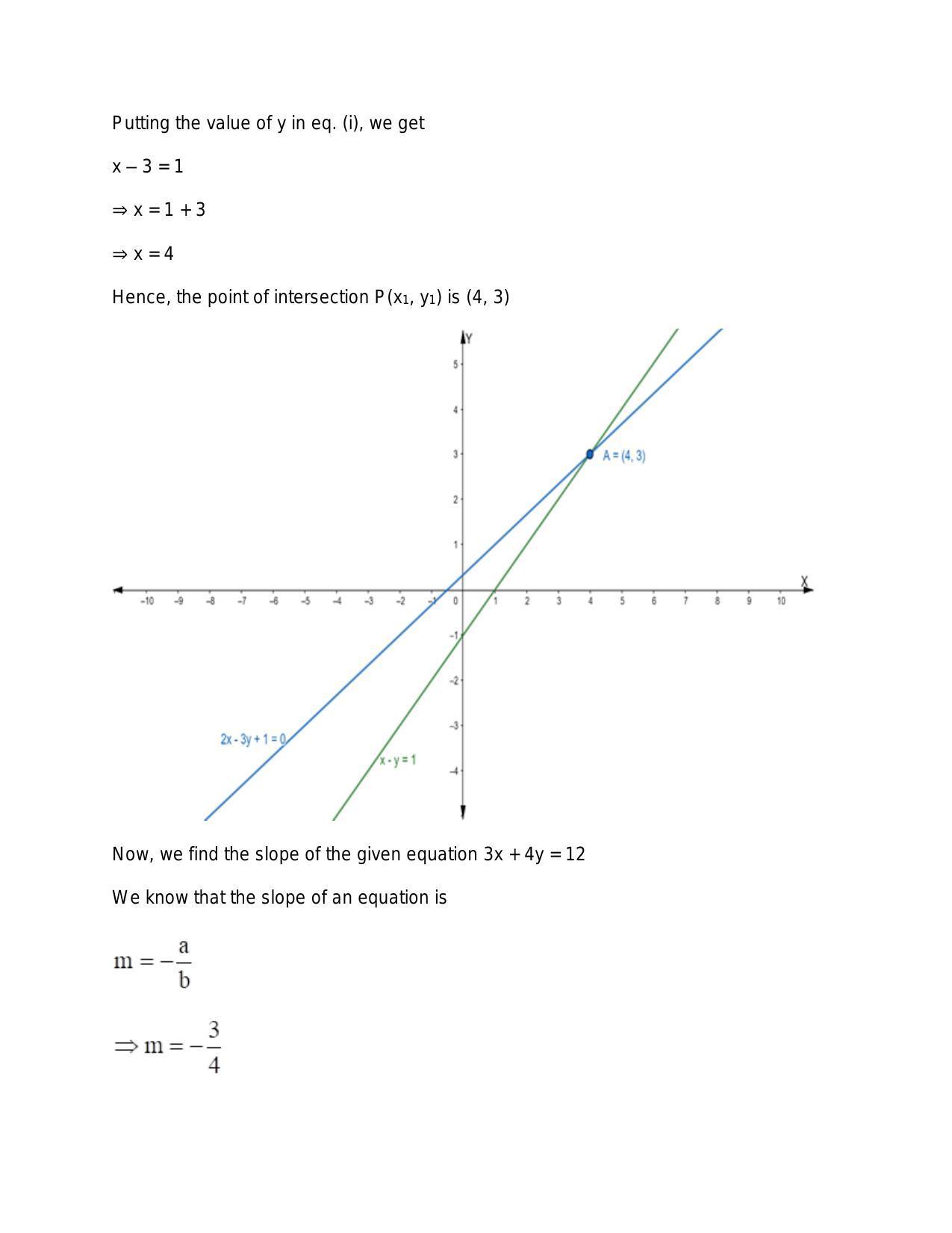 Chapter 20: Straight Lines: RS Aggarwal Class 11 Solutions  - Page 184