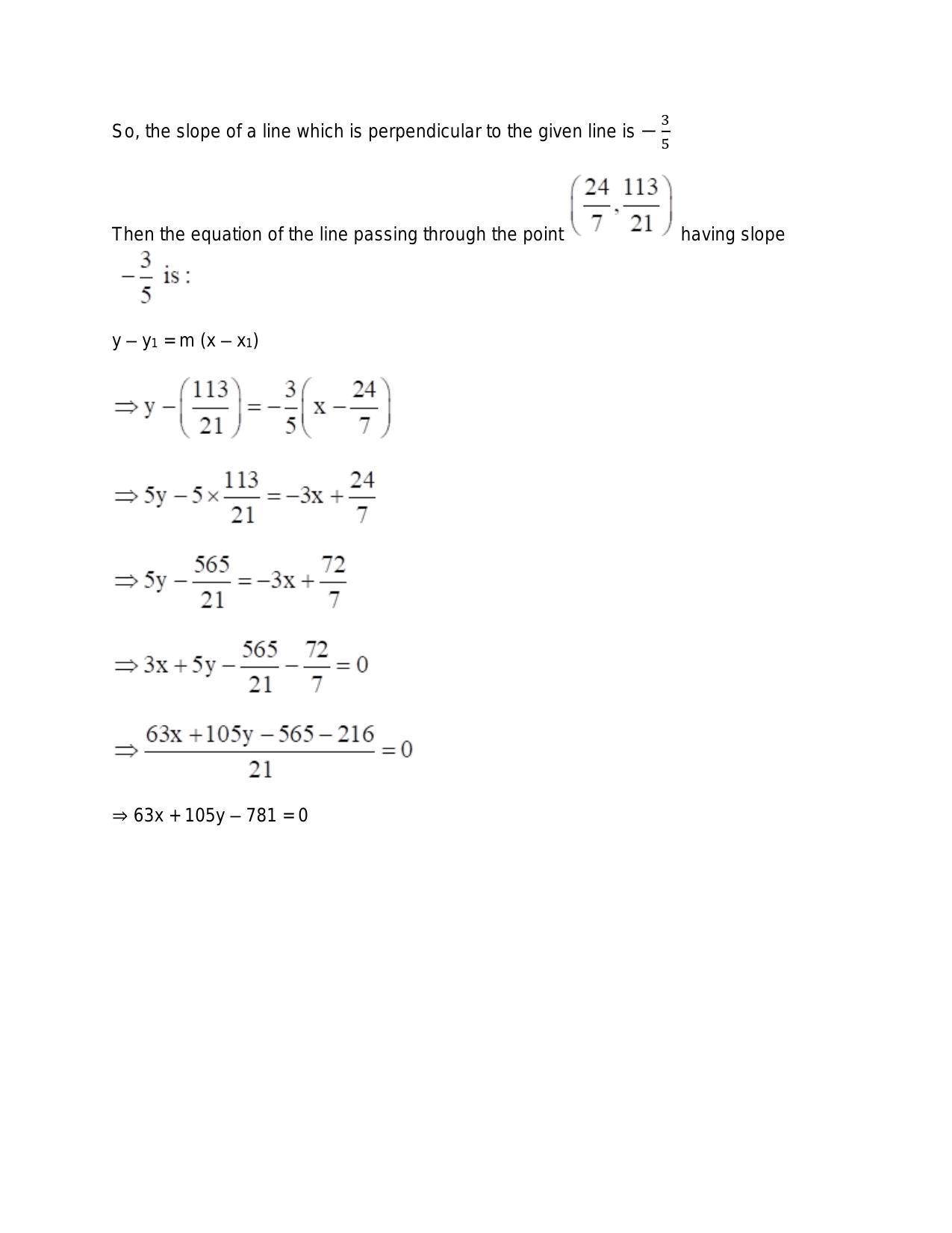 Chapter 20: Straight Lines: RS Aggarwal Class 11 Solutions  - Page 188