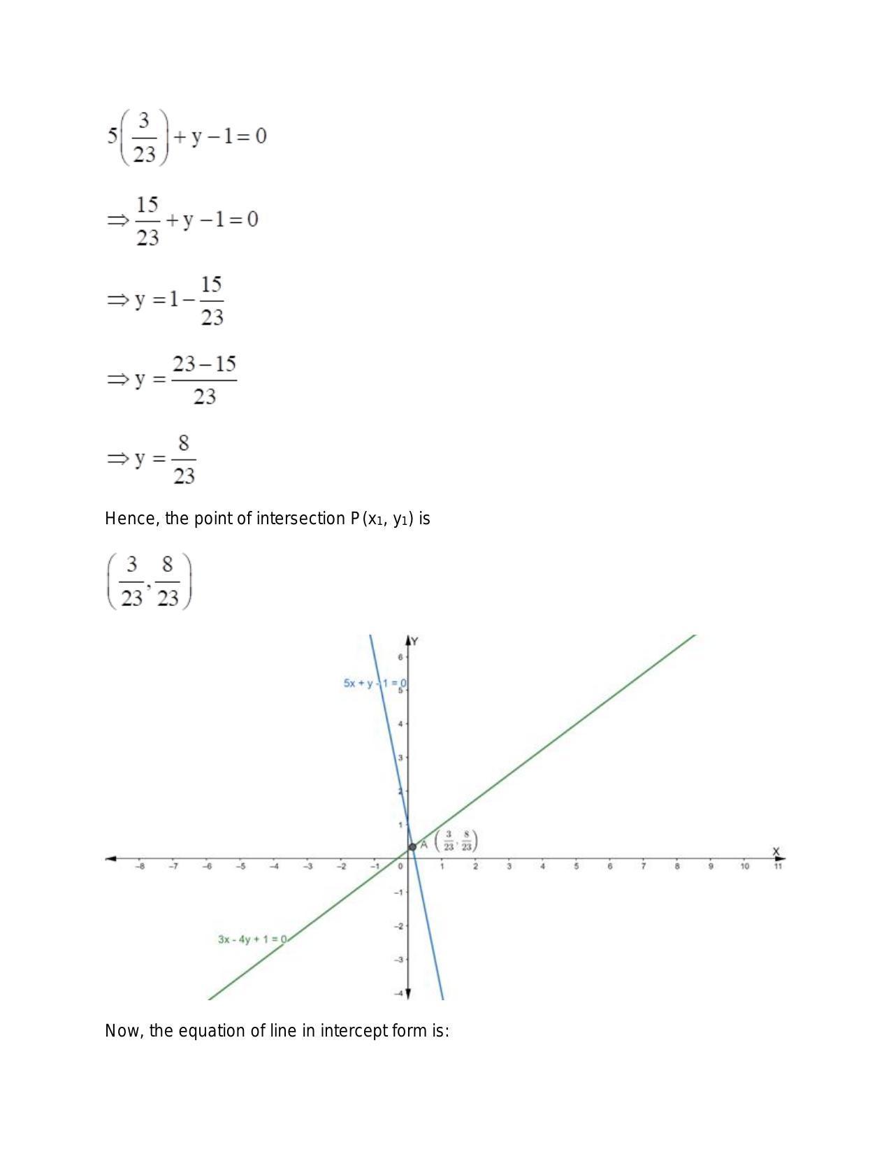 Chapter 20: Straight Lines: RS Aggarwal Class 11 Solutions  - Page 200