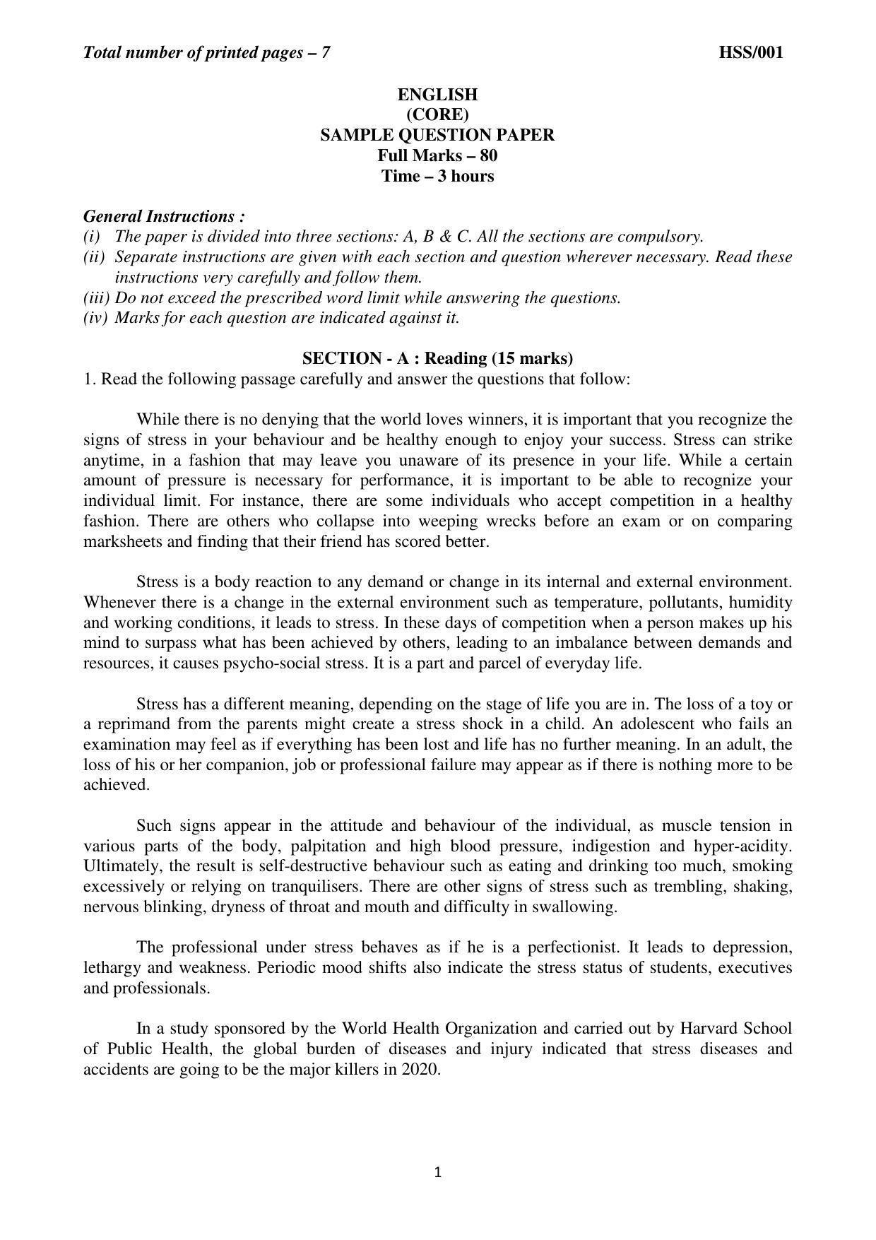 MBSE HSSLC All subject Sample Papers - Page 7