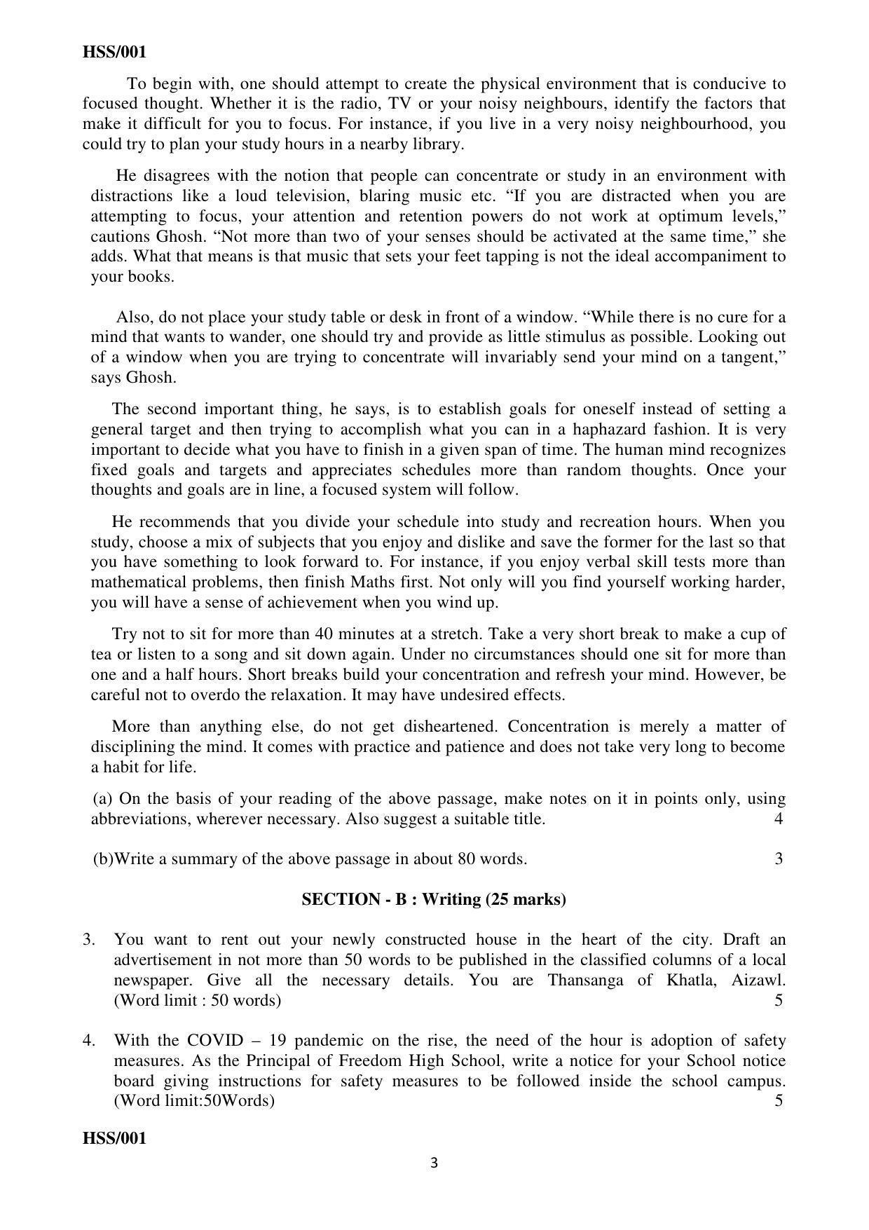 MBSE HSSLC All subject Sample Papers - Page 9
