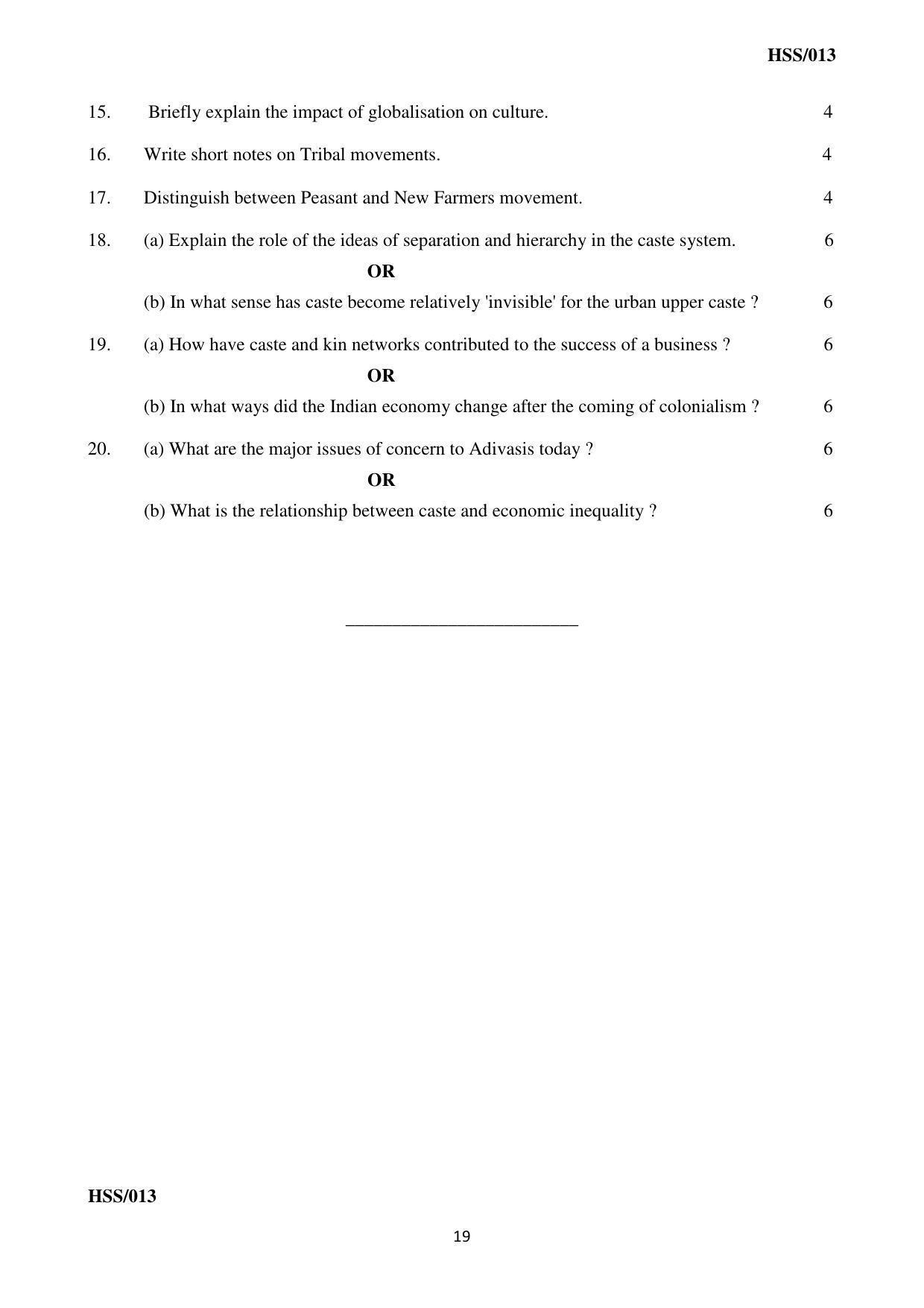 MBSE HSSLC All subject Sample Papers - Page 25