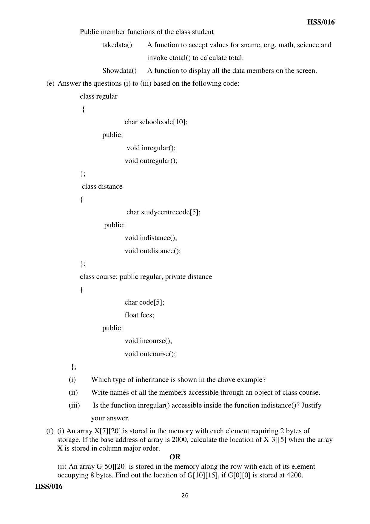 MBSE HSSLC All subject Sample Papers - Page 32