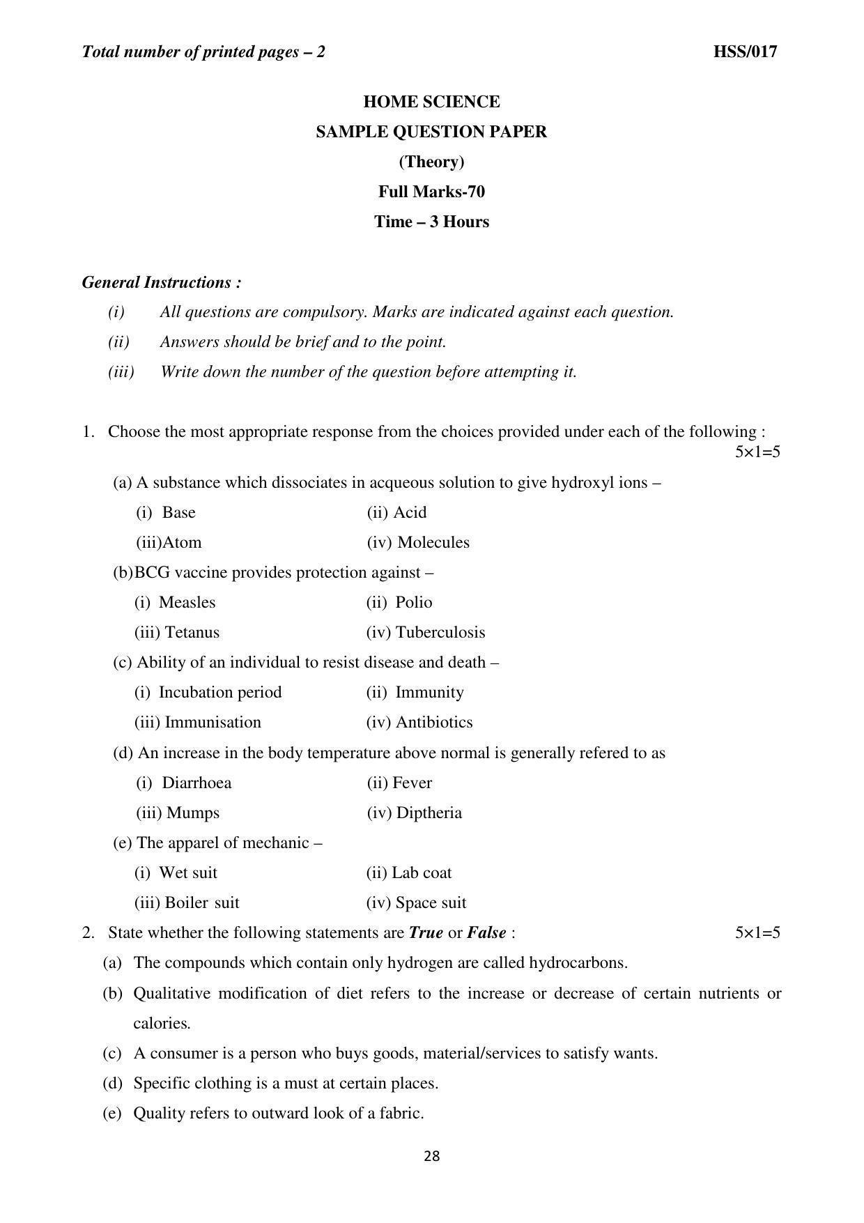 MBSE HSSLC All subject Sample Papers - Page 34