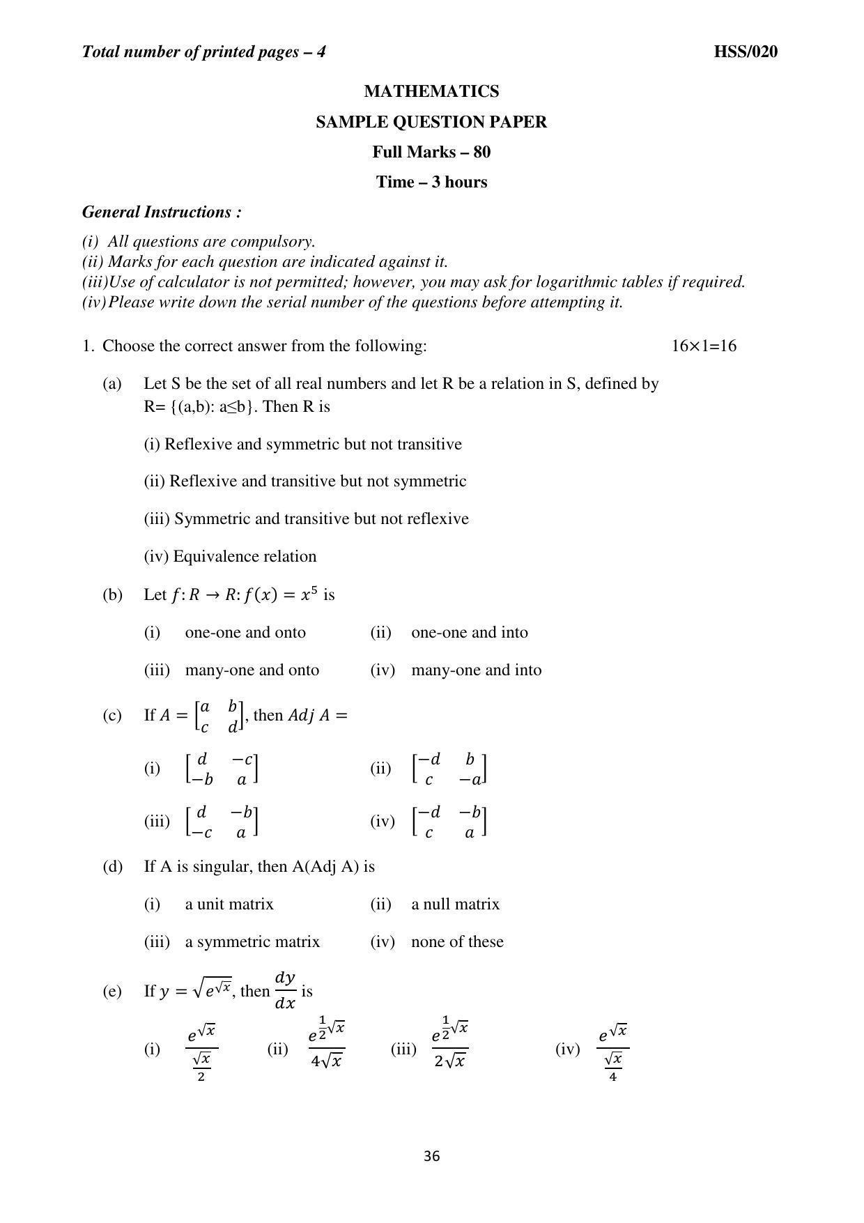 MBSE HSSLC All subject Sample Papers - Page 42