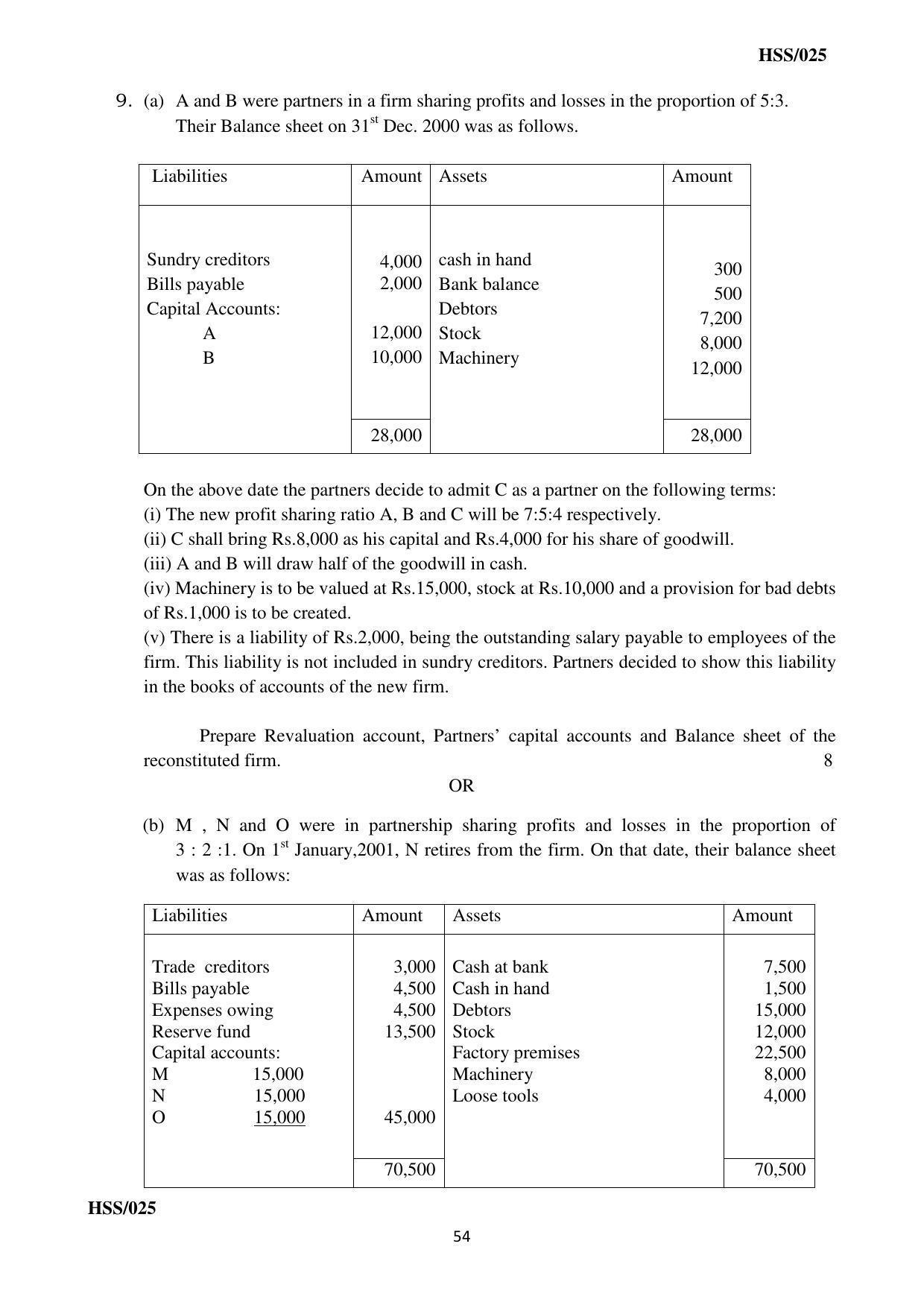 MBSE HSSLC All subject Sample Papers - Page 60