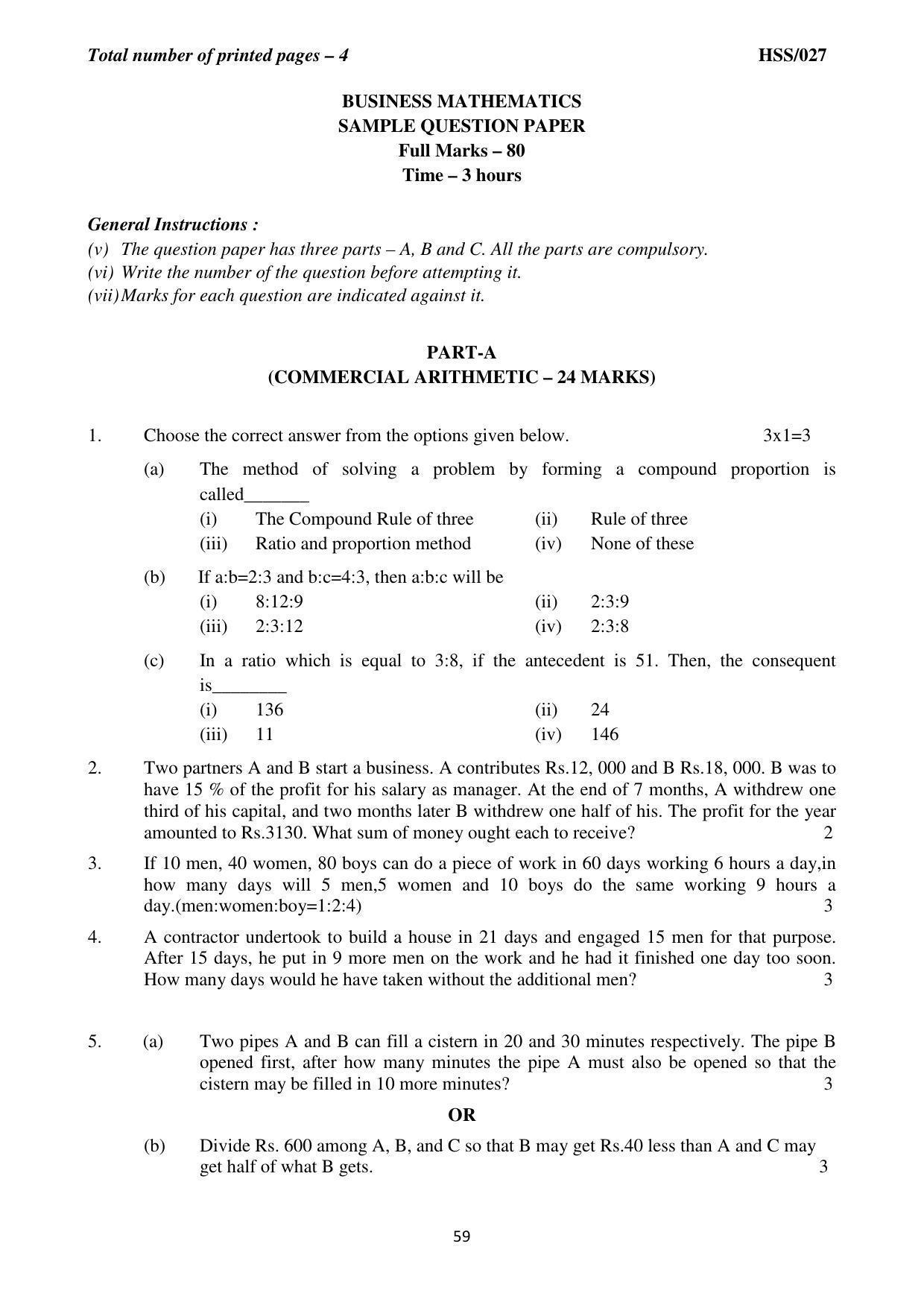 MBSE HSSLC All subject Sample Papers - Page 65