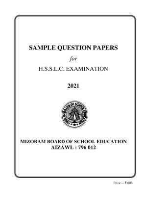 MBSE HSSLC All subject Sample Papers