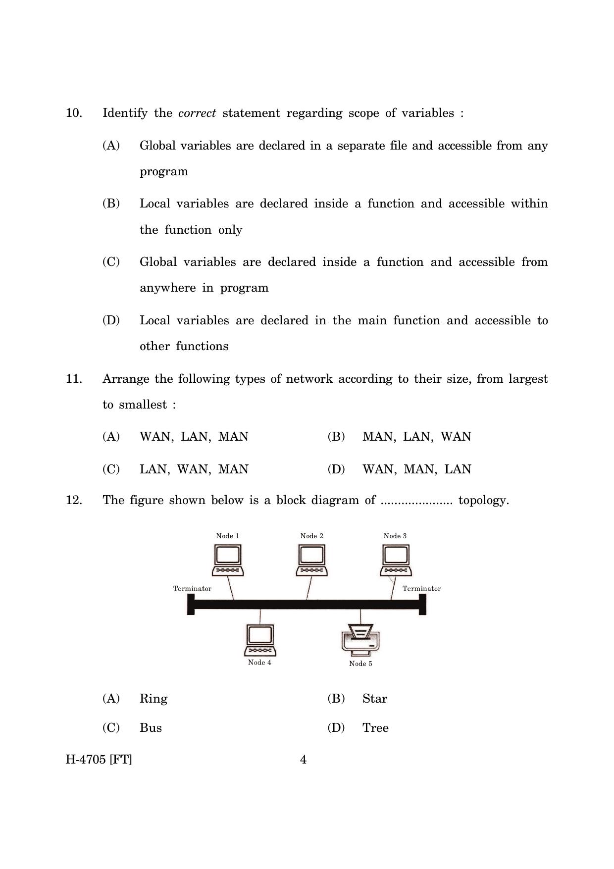 Goa Board Class 12 Computer Science (November 2022) Question Paper - Page 4
