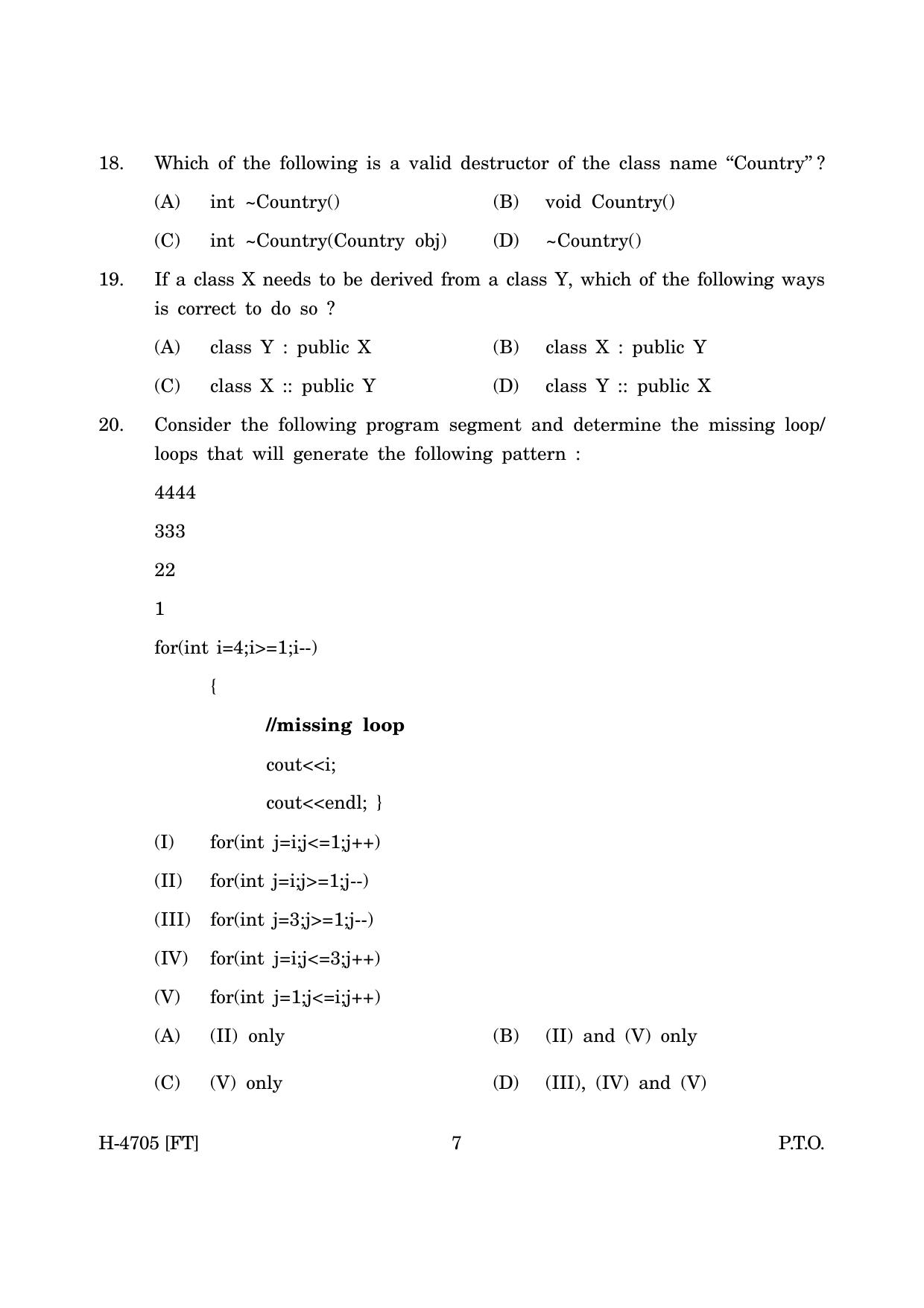 Goa Board Class 12 Computer Science (November 2022) Question Paper - Page 7