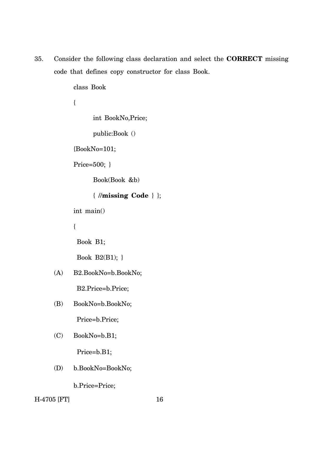 Goa Board Class 12 Computer Science (November 2022) Question Paper - Page 16