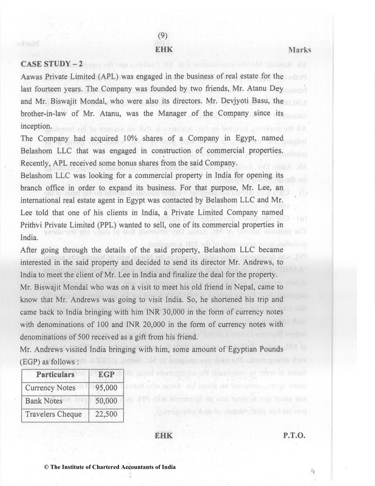 CA Final Nov 2022 Question Paper - Paper 6D – Economic Laws - Page 9