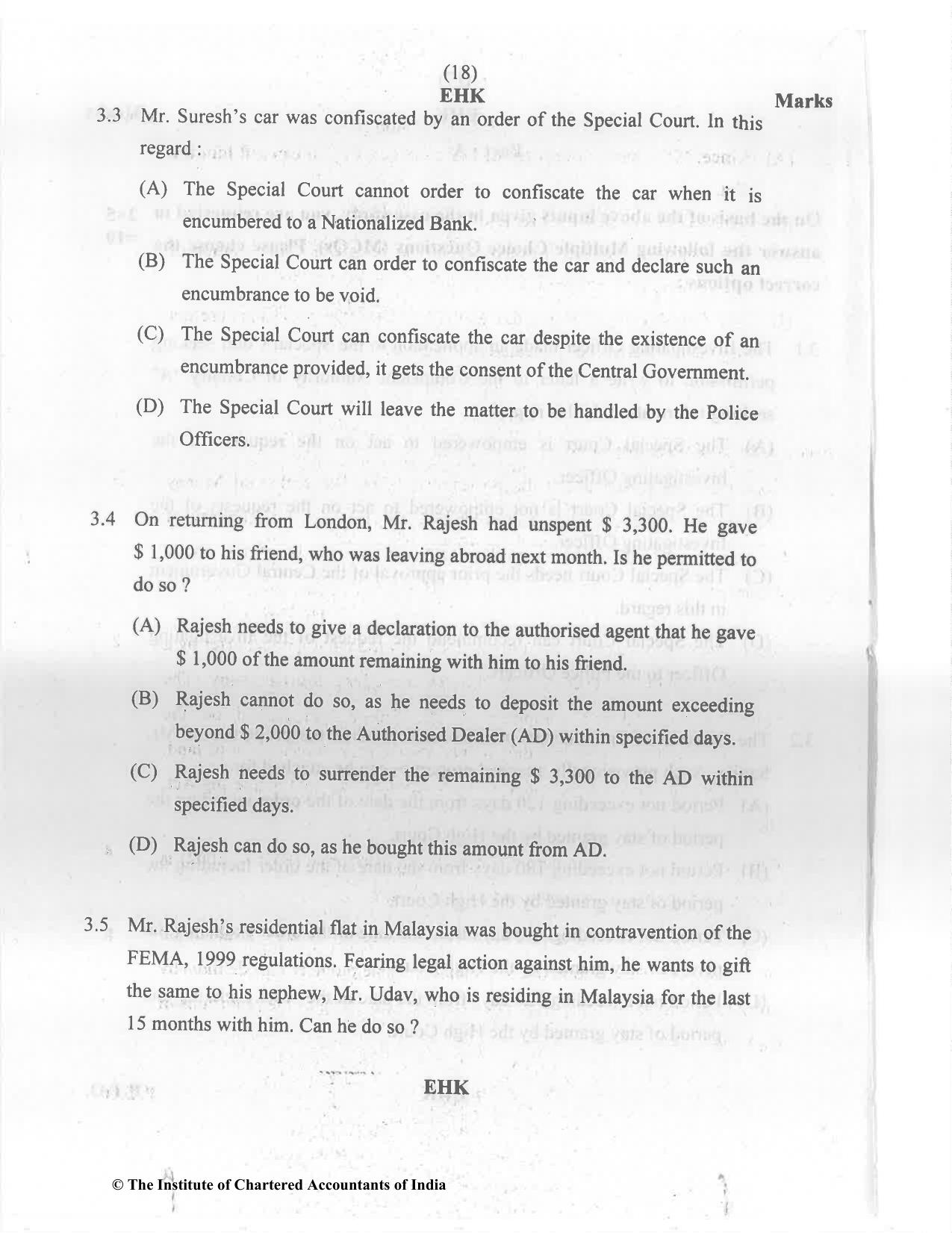 CA Final Nov 2022 Question Paper - Paper 6D – Economic Laws - Page 18