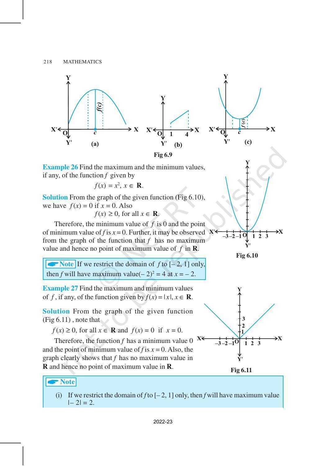 NCERT Book for Class 12 Maths Chapter 6 Application of Derivatives - Page 25