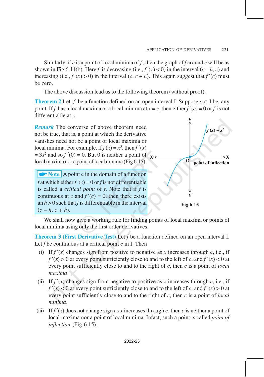 NCERT Book for Class 12 Maths Chapter 6 Application of Derivatives - Page 28