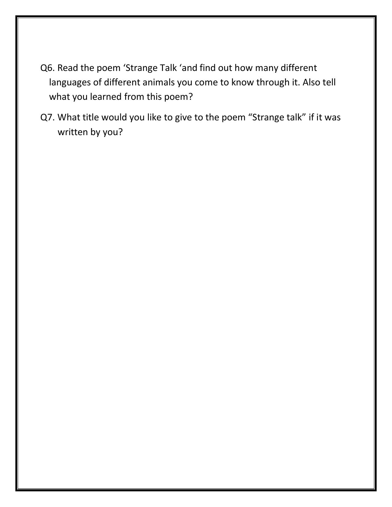 Worksheet for Class 2 English Assignment 46 Revision - Page 4