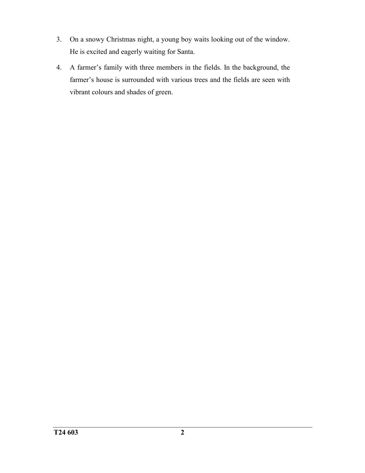 ICSE Class 10 Art Paper 3 2024 Question Paper - Page 2