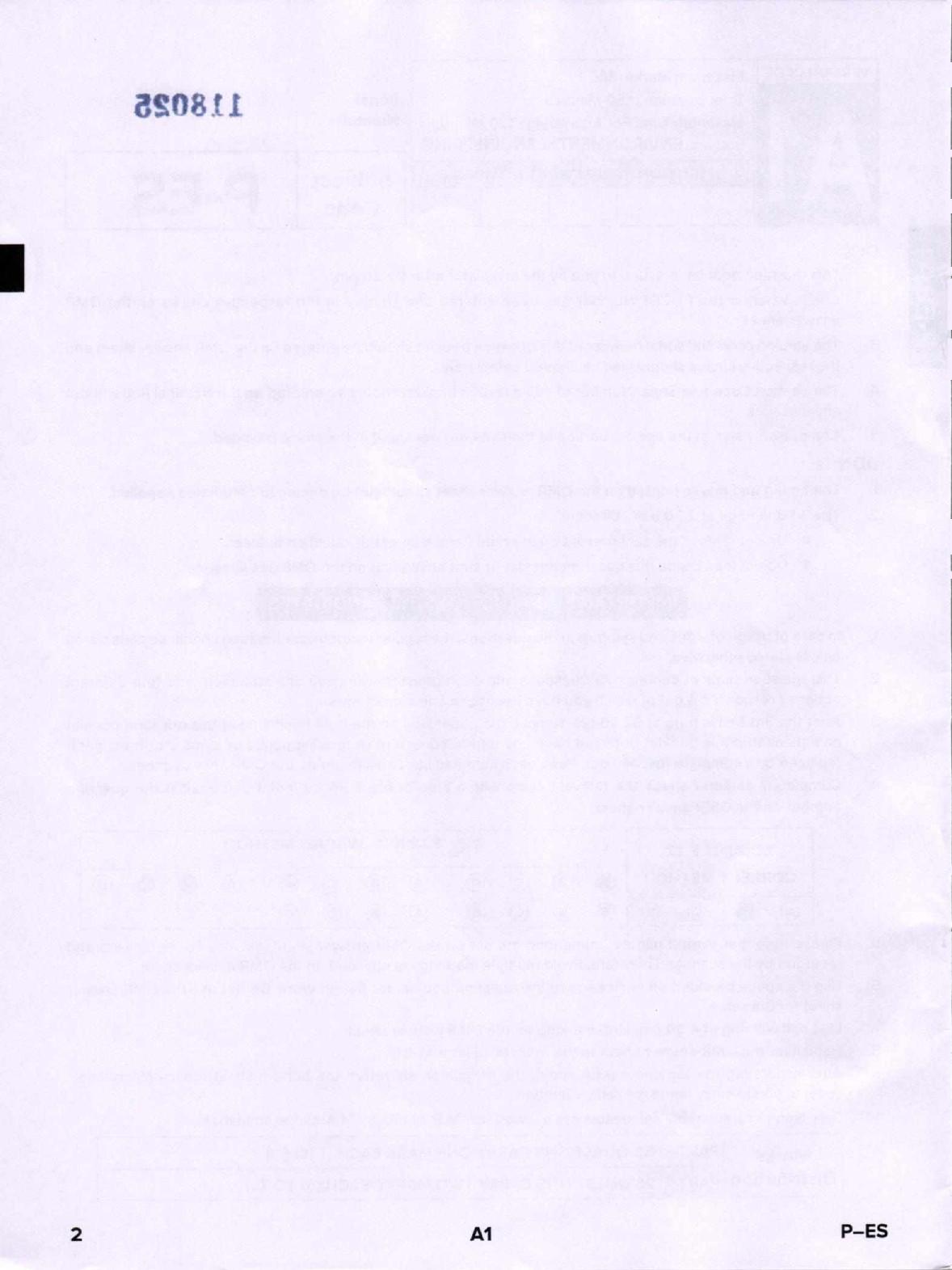 Karnataka PGCET 2020 Environmental Engineering Question Paper - Page 2