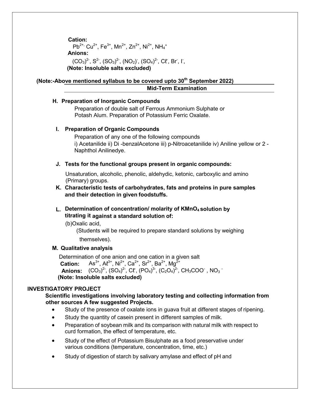 Edudel Class 12 Chemistry Syllabus - Page 5