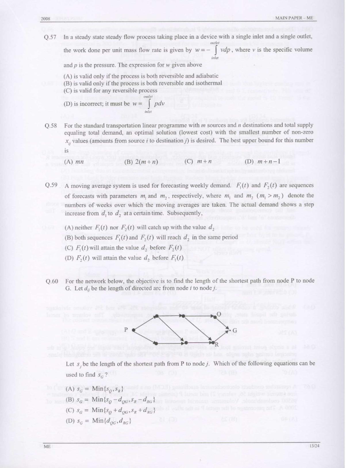 GATE 2008 Mechanical Engineering (ME) Question Paper with Answer Key - Page 13