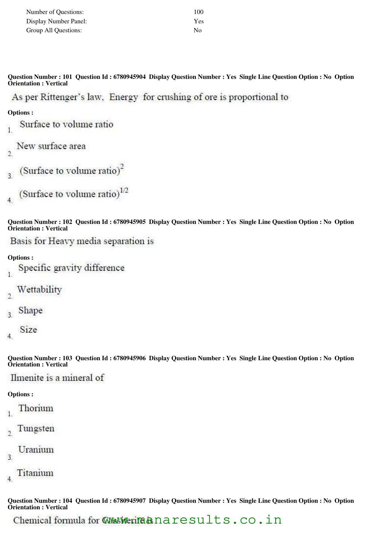 AP ECET 2017 Metallurgical Engineering Old Previous Question Papers - Page 33