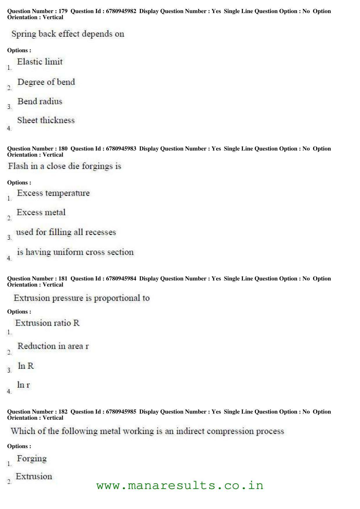 AP ECET 2017 Metallurgical Engineering Old Previous Question Papers - Page 54