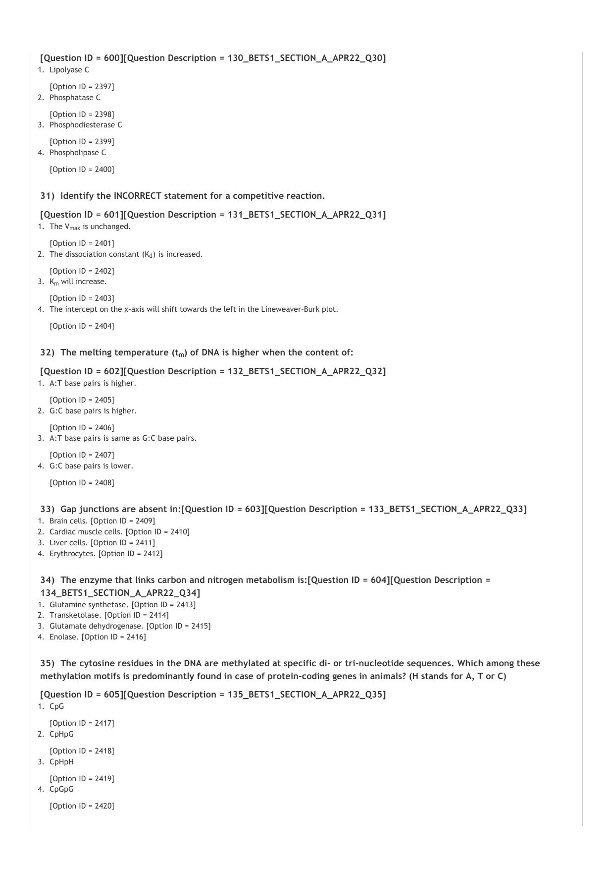 BET 2022 Question Paper - Page 7