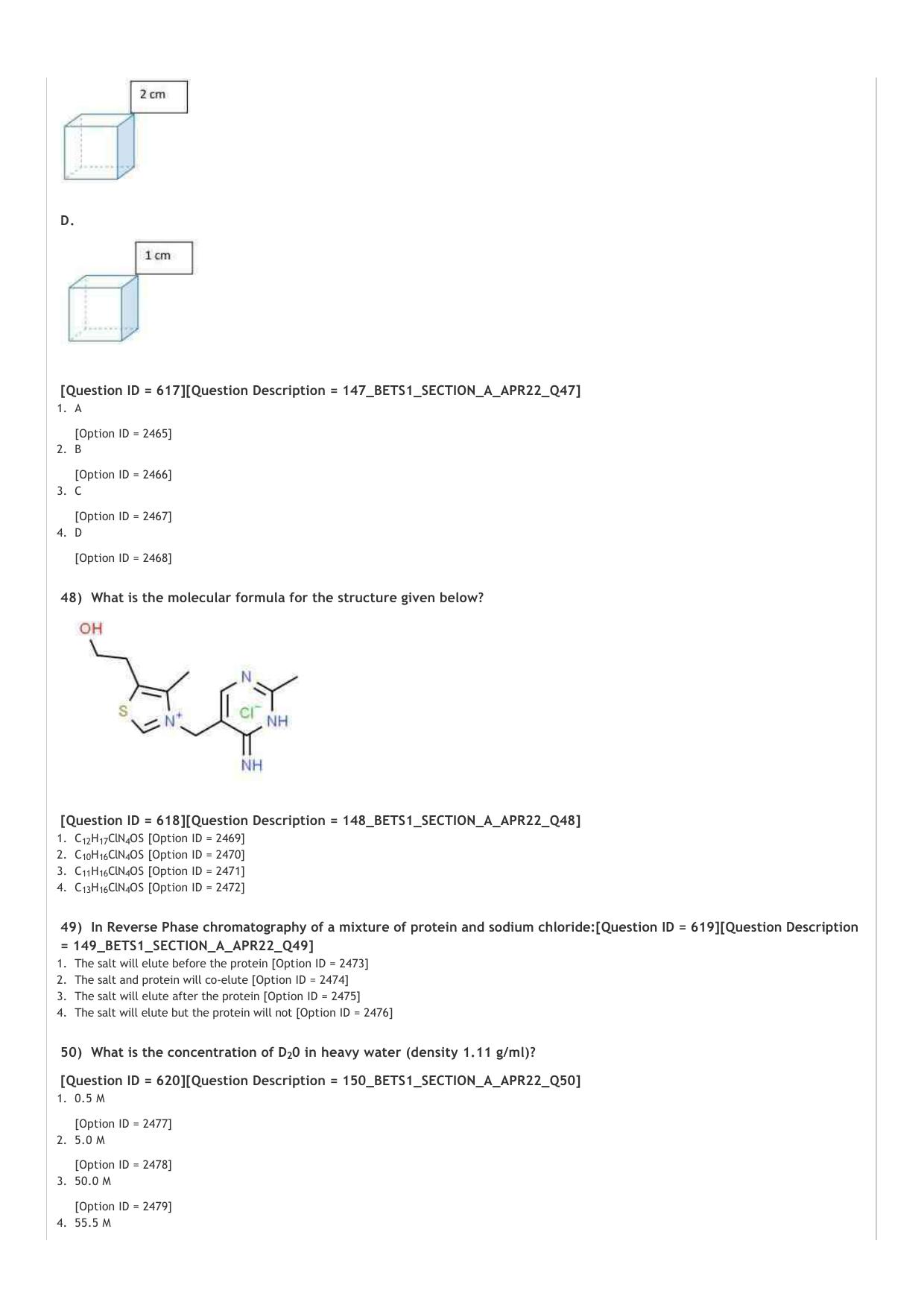 BET 2022 Question Paper - Page 10