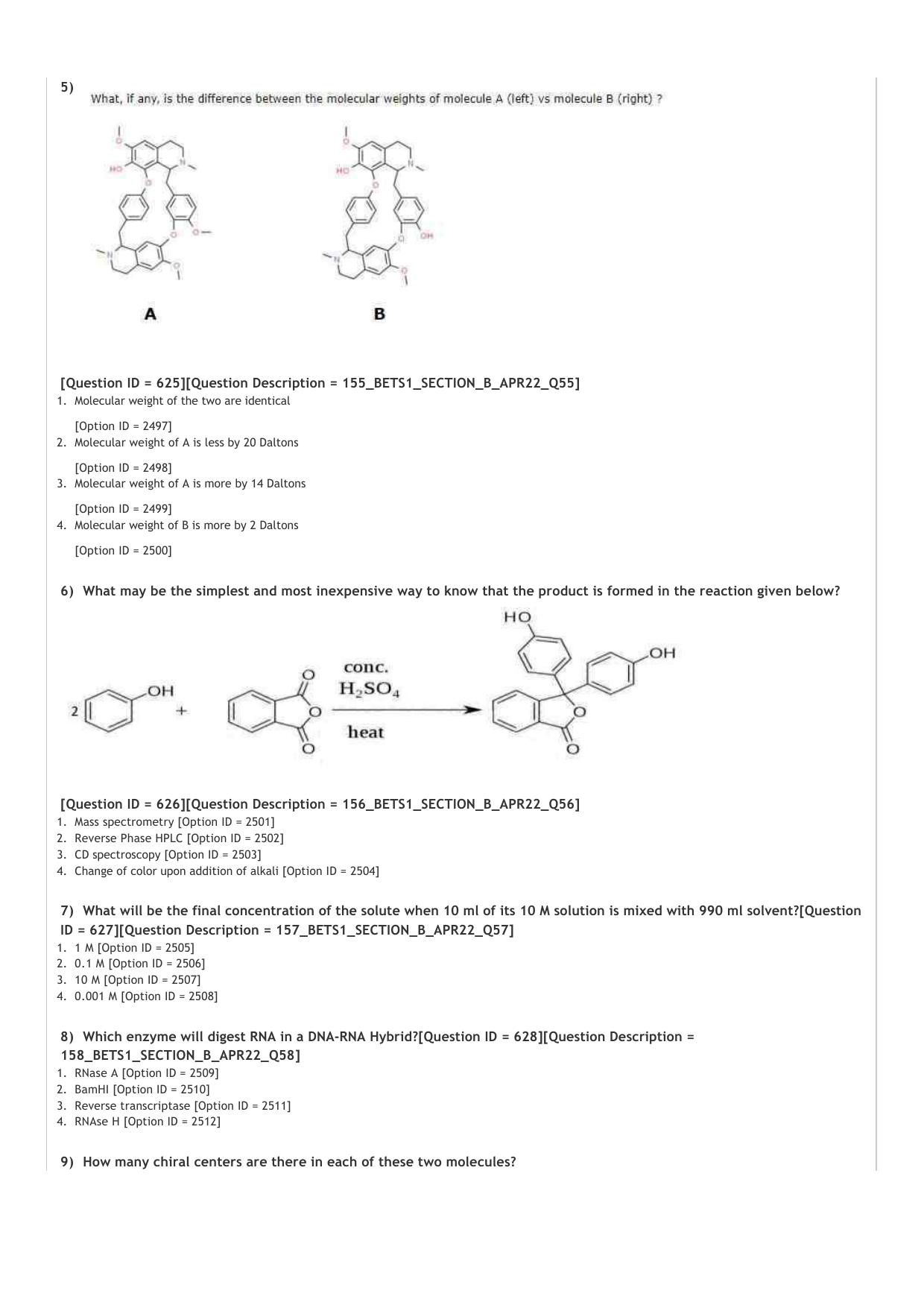 BET 2022 Question Paper - Page 12