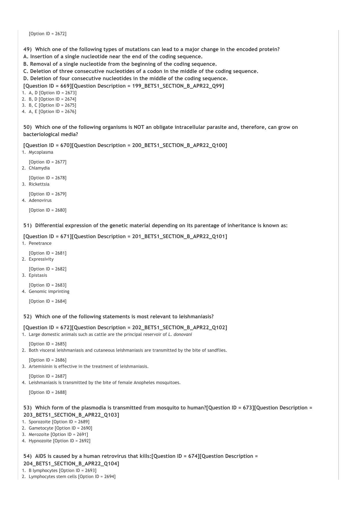 BET 2022 Question Paper - Page 22