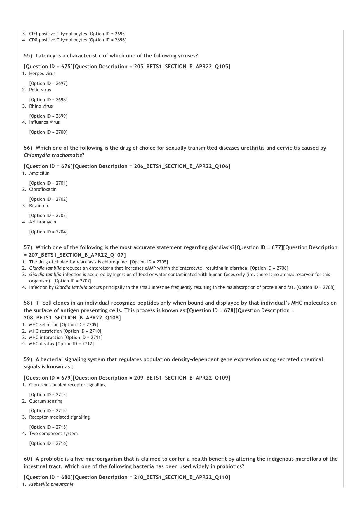 BET 2022 Question Paper - Page 23