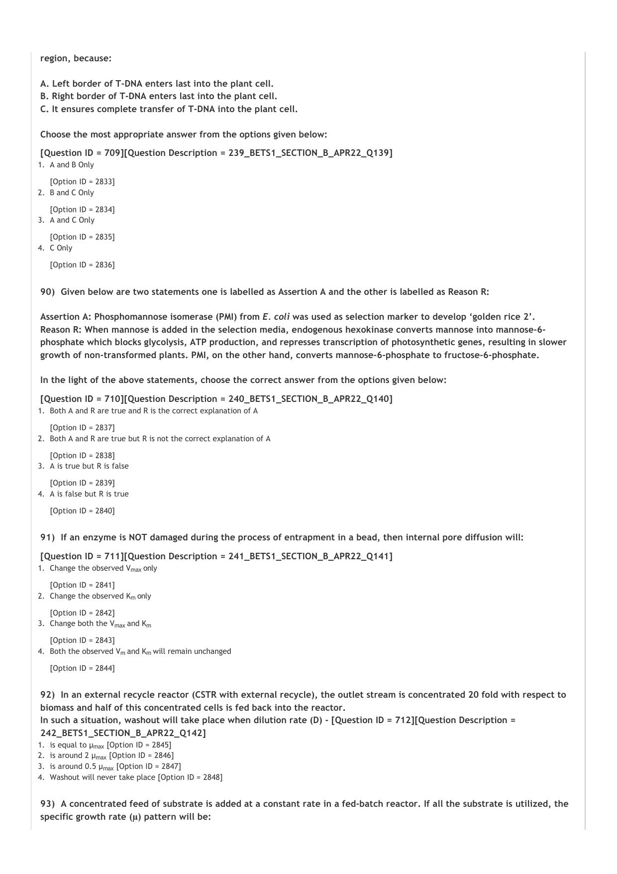 BET 2022 Question Paper - Page 29