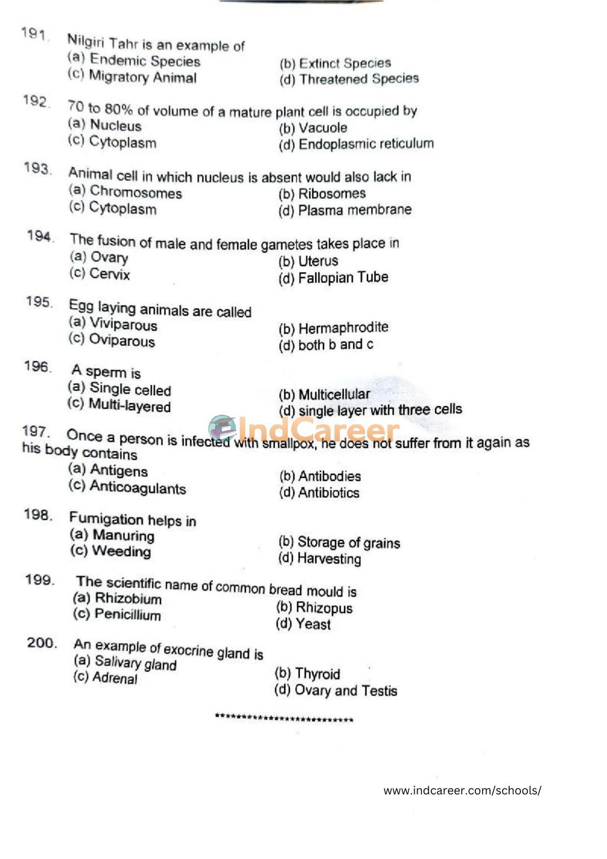 Rashtriya Military School RMS CET 2022 Class 9 Question Paper - Page 24