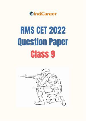 Rashtriya Military School RMS CET 2022 Class 9 Question Paper