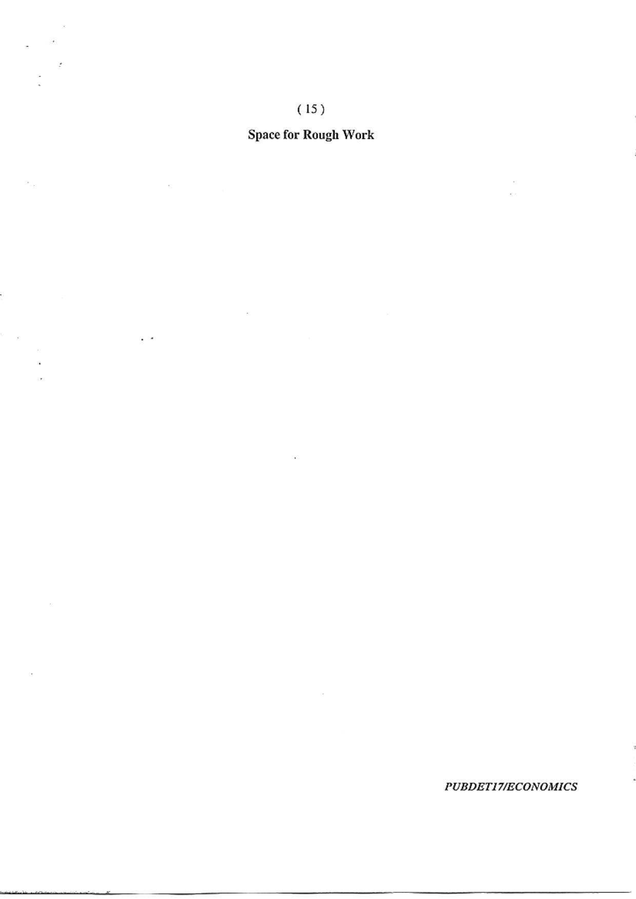 PUBDET 2017 Economics Question Papers - Page 15