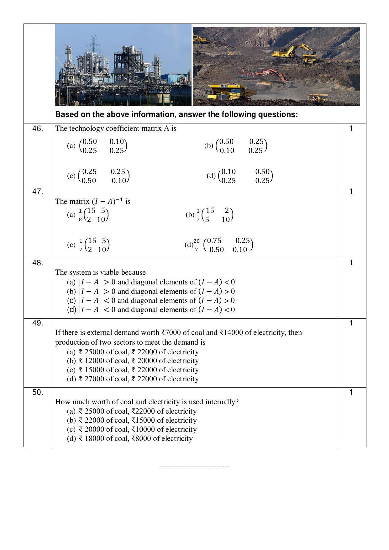 CBSE Class 12th Applied Mathematics Sample Question Paper 2021-22 - Page 6