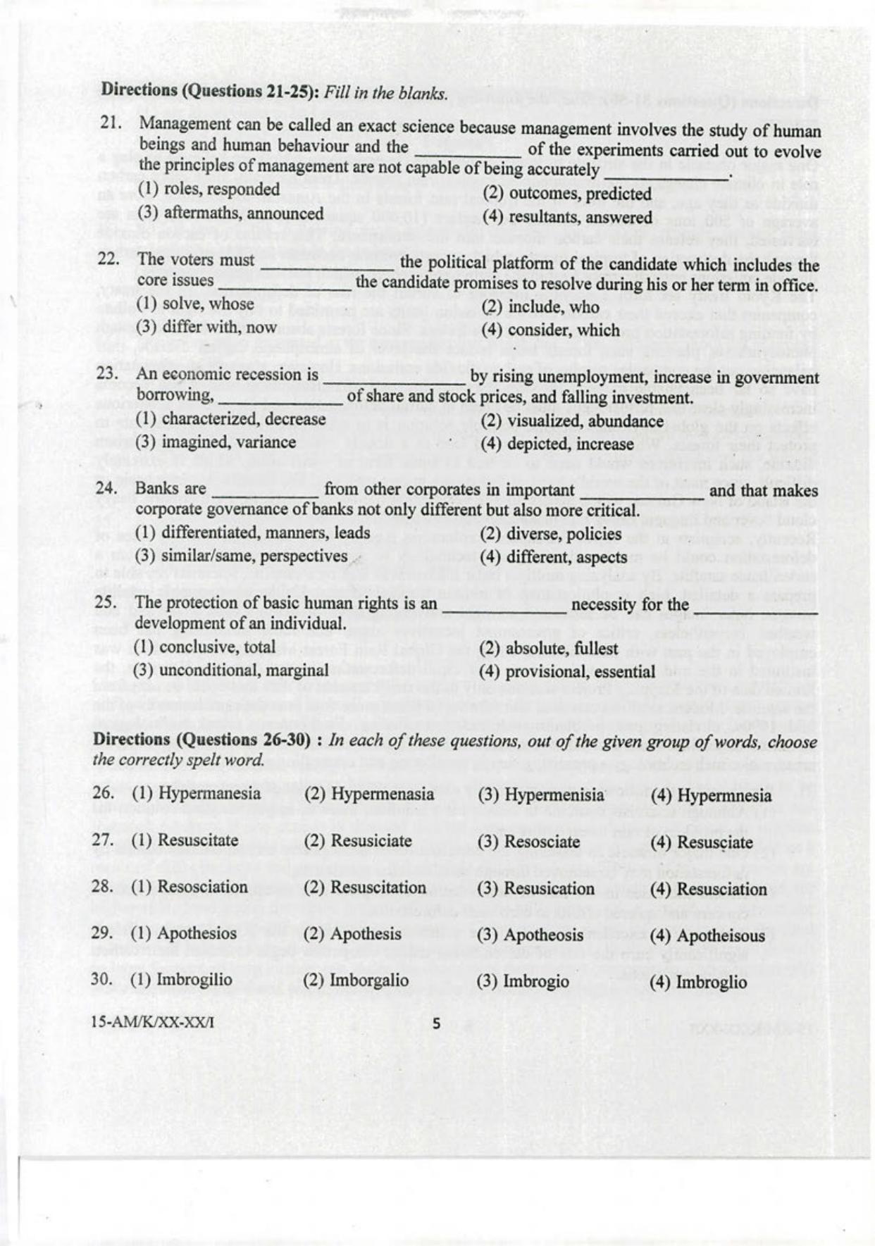 NIFT M.F.M 2023 Sample Paper - Page 3