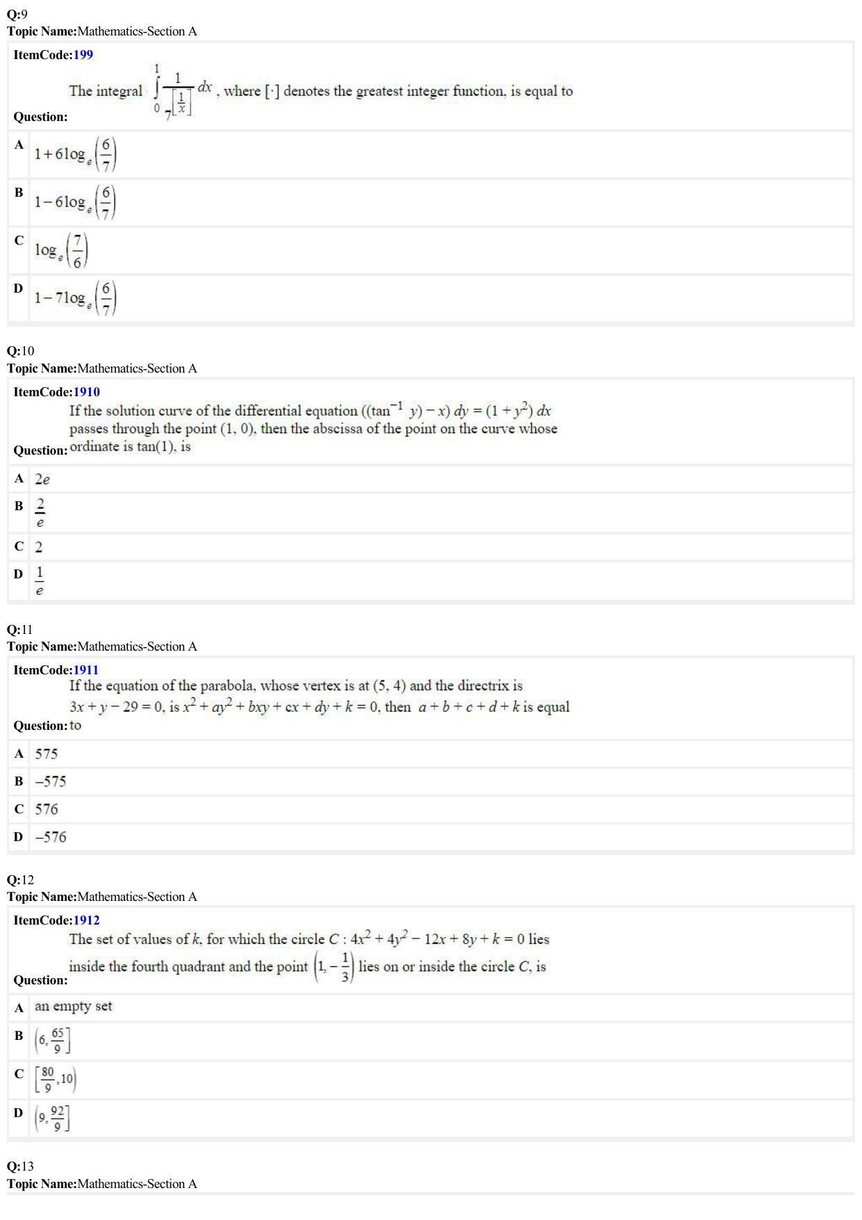 JEE Mains 2022: B.E/B.Tech.(Paper I) English (Shift 2) 27-06-2022 Question Paper - Page 3