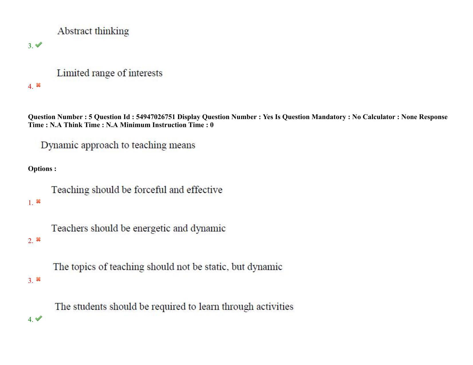 AP RCET 2022: Research Methodology (Teaching & Research Aptitude ) -  18-10-2022 (Tuesday) Session-II: Question Paper With keys - Page 5