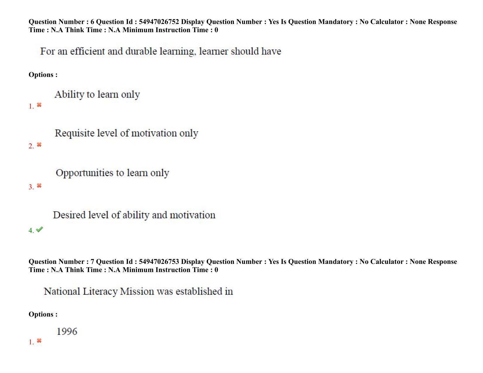 AP RCET 2022: Research Methodology (Teaching & Research Aptitude ) -  18-10-2022 (Tuesday) Session-II: Question Paper With keys - Page 6
