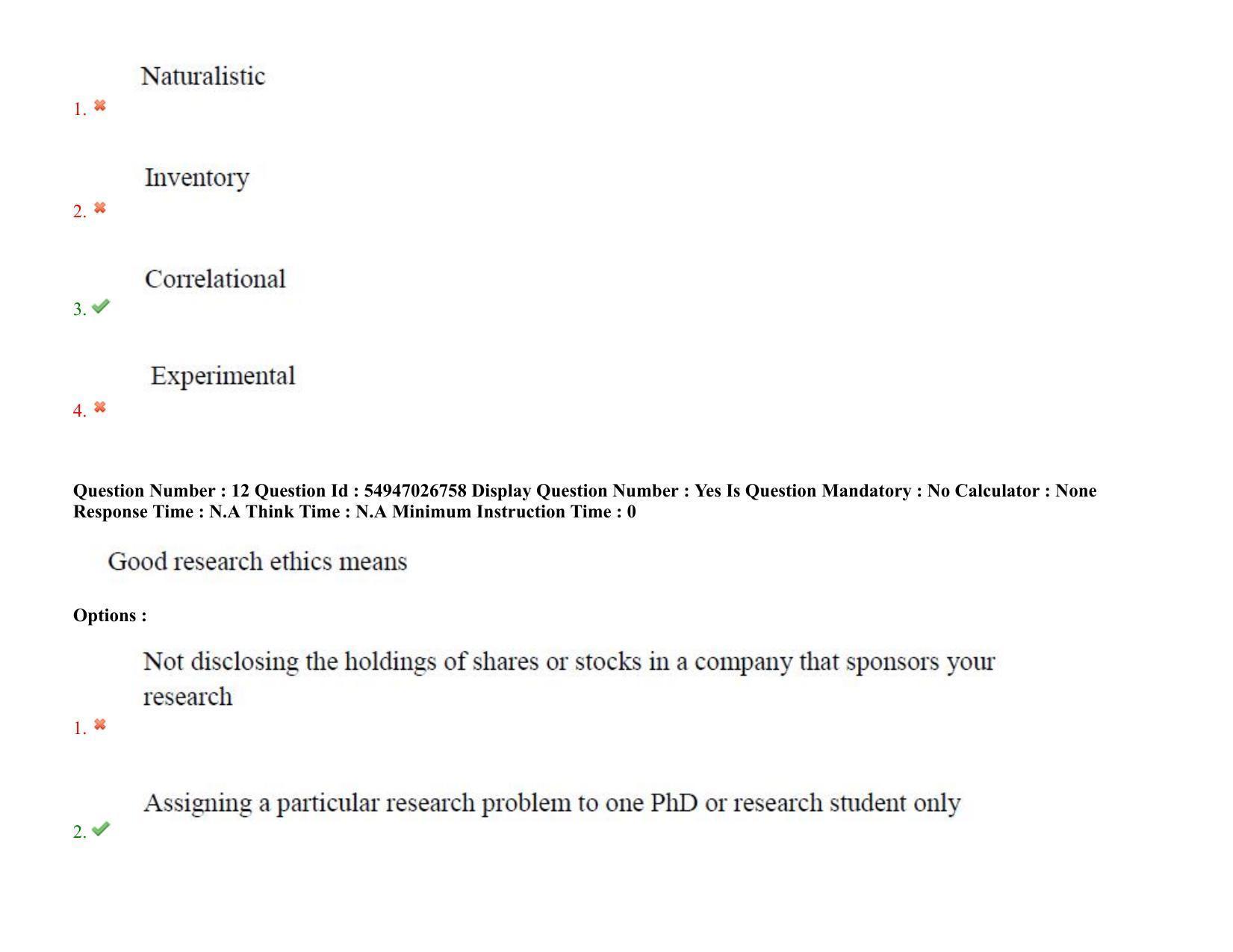 AP RCET 2022: Research Methodology (Teaching & Research Aptitude ) -  18-10-2022 (Tuesday) Session-II: Question Paper With keys - Page 10
