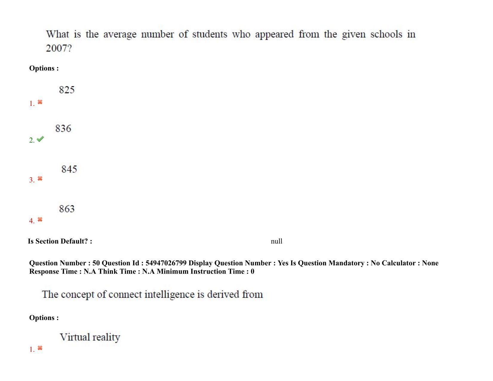 AP RCET 2022: Research Methodology (Teaching & Research Aptitude ) -  18-10-2022 (Tuesday) Session-II: Question Paper With keys - Page 45