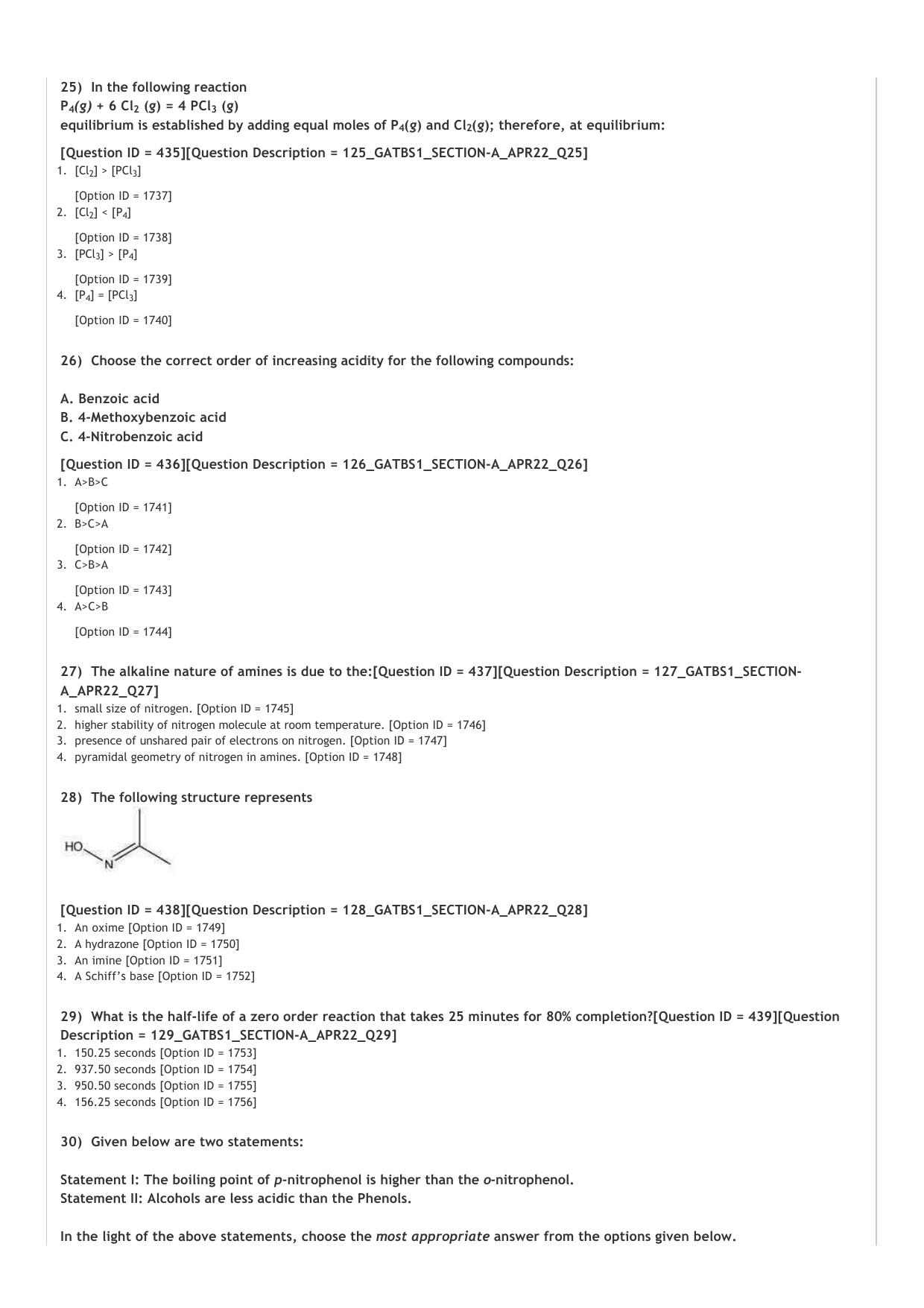 GAT B 2022 Question Paper - Page 5