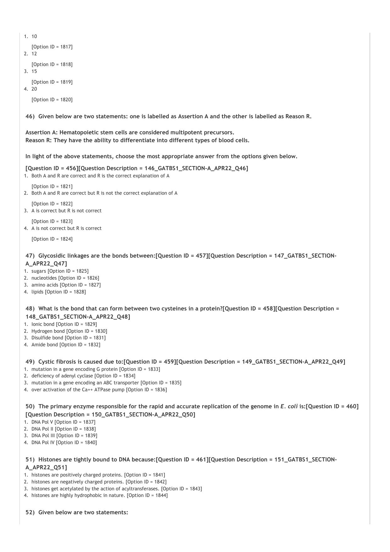 GAT B 2022 Question Paper - Page 8