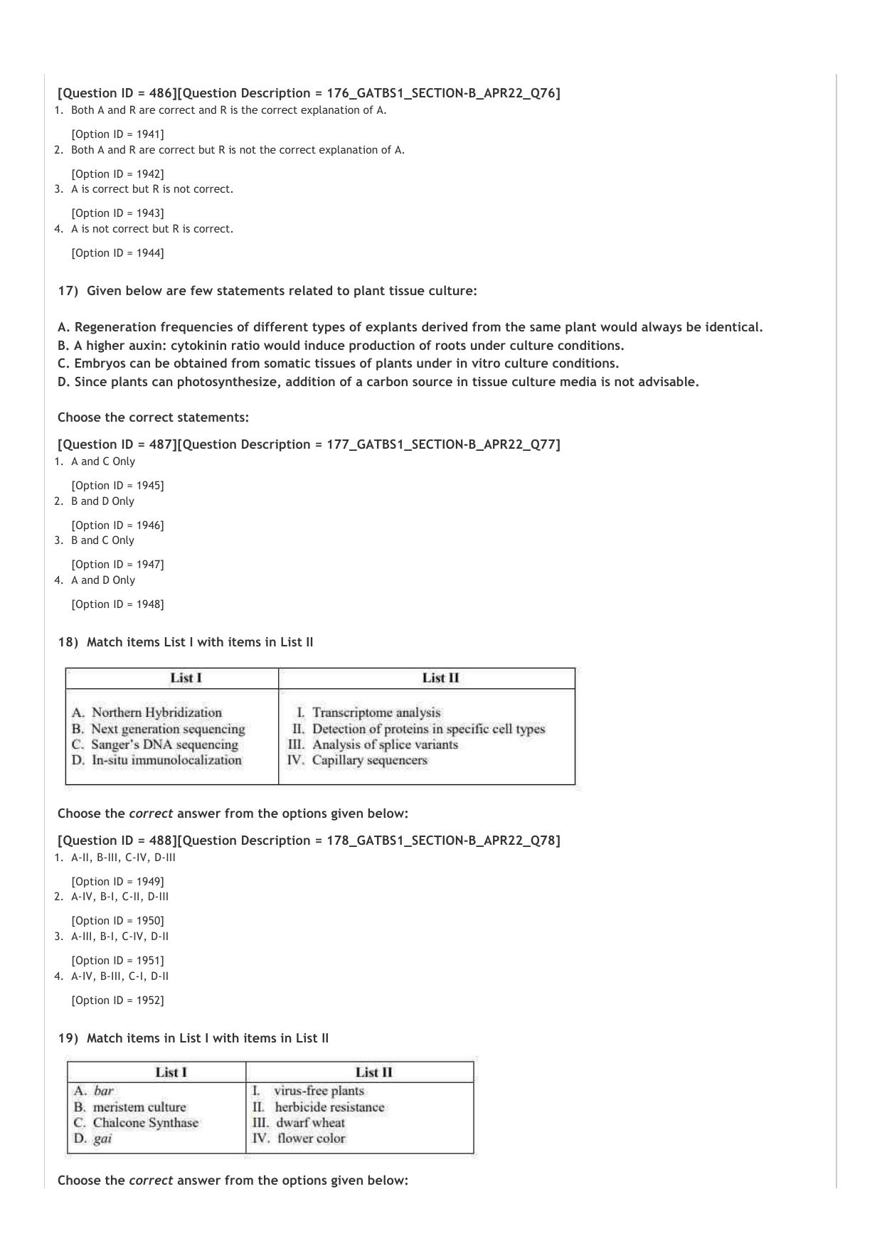 GAT B 2022 Question Paper - Page 14