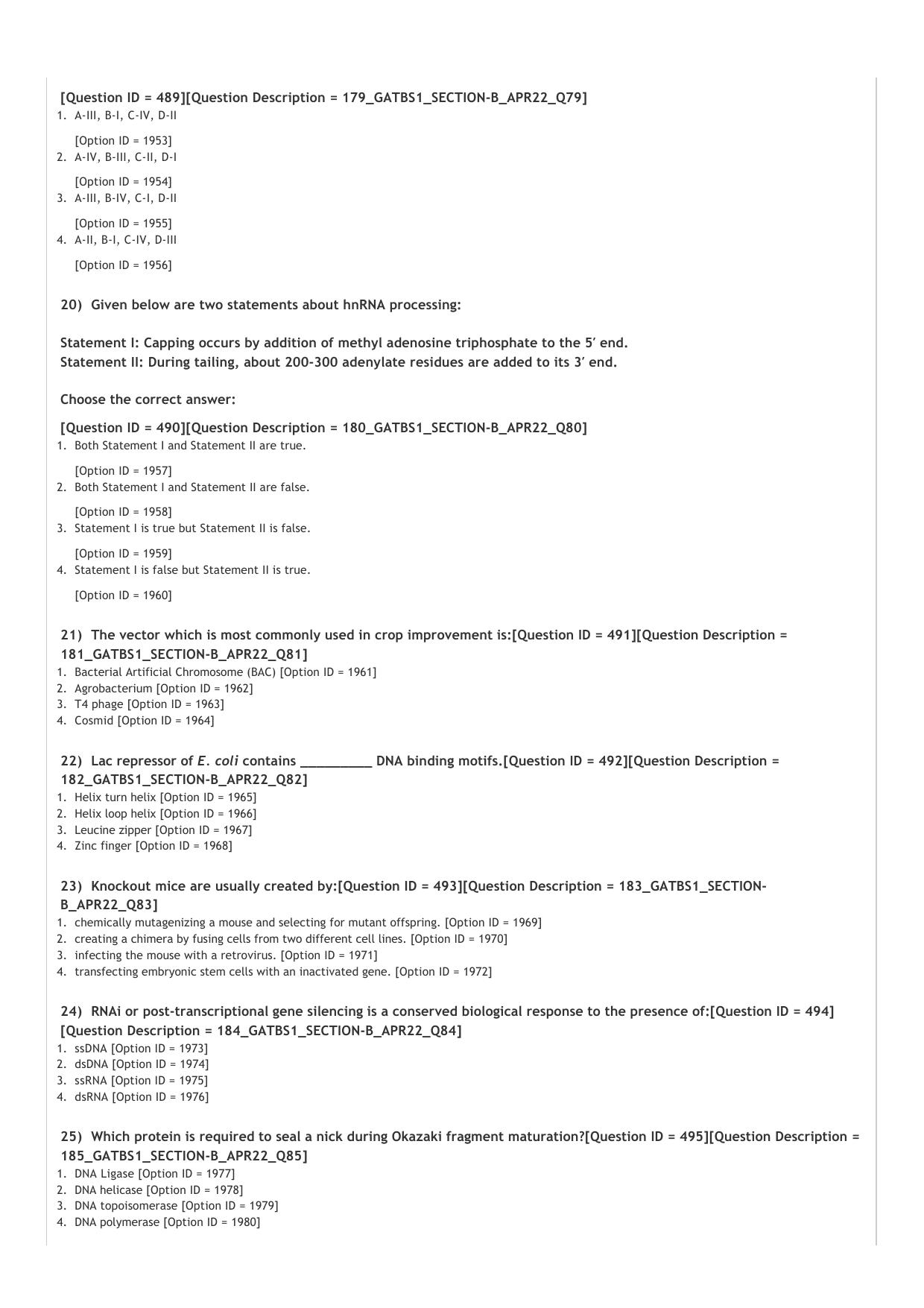GAT B 2022 Question Paper - Page 15