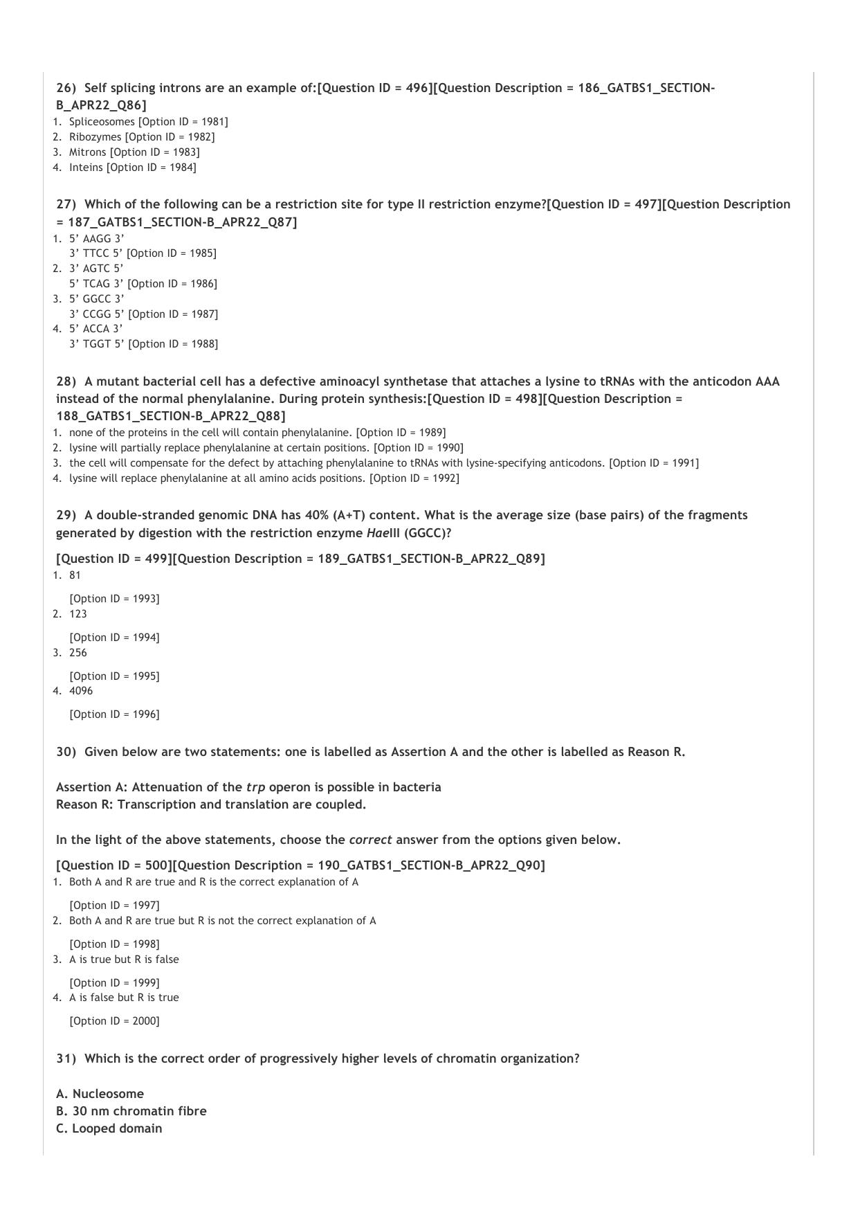 GAT B 2022 Question Paper - Page 16