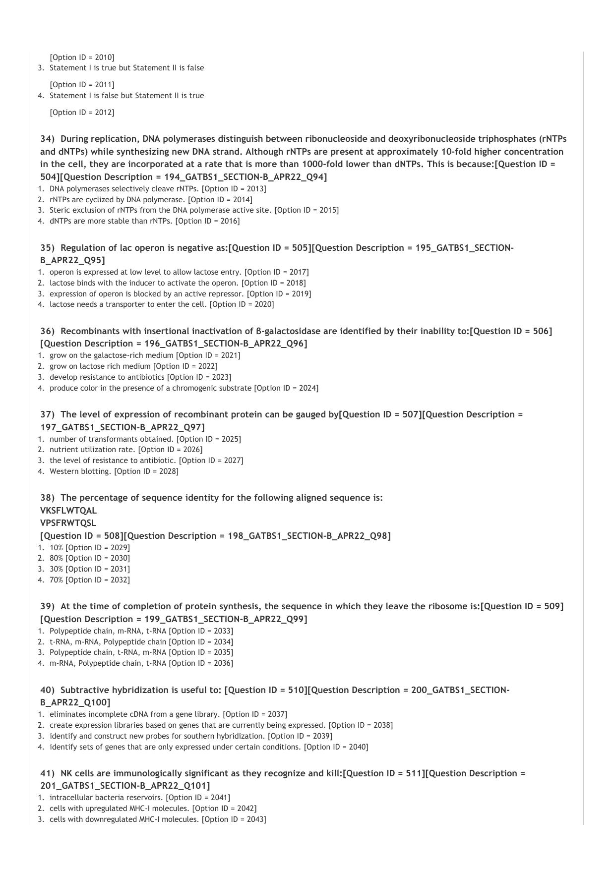 GAT B 2022 Question Paper - Page 18