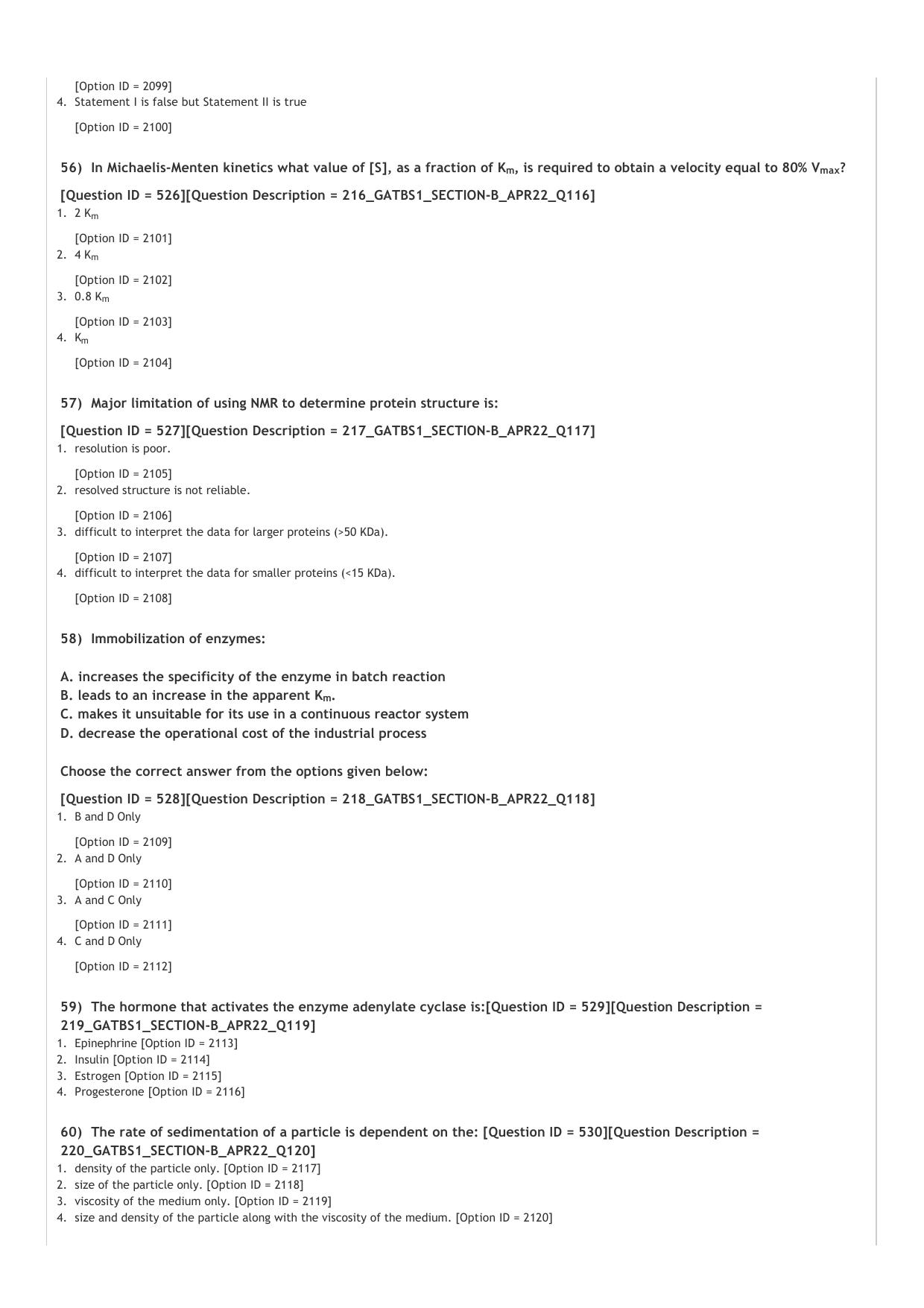 GAT B 2022 Question Paper - Page 22
