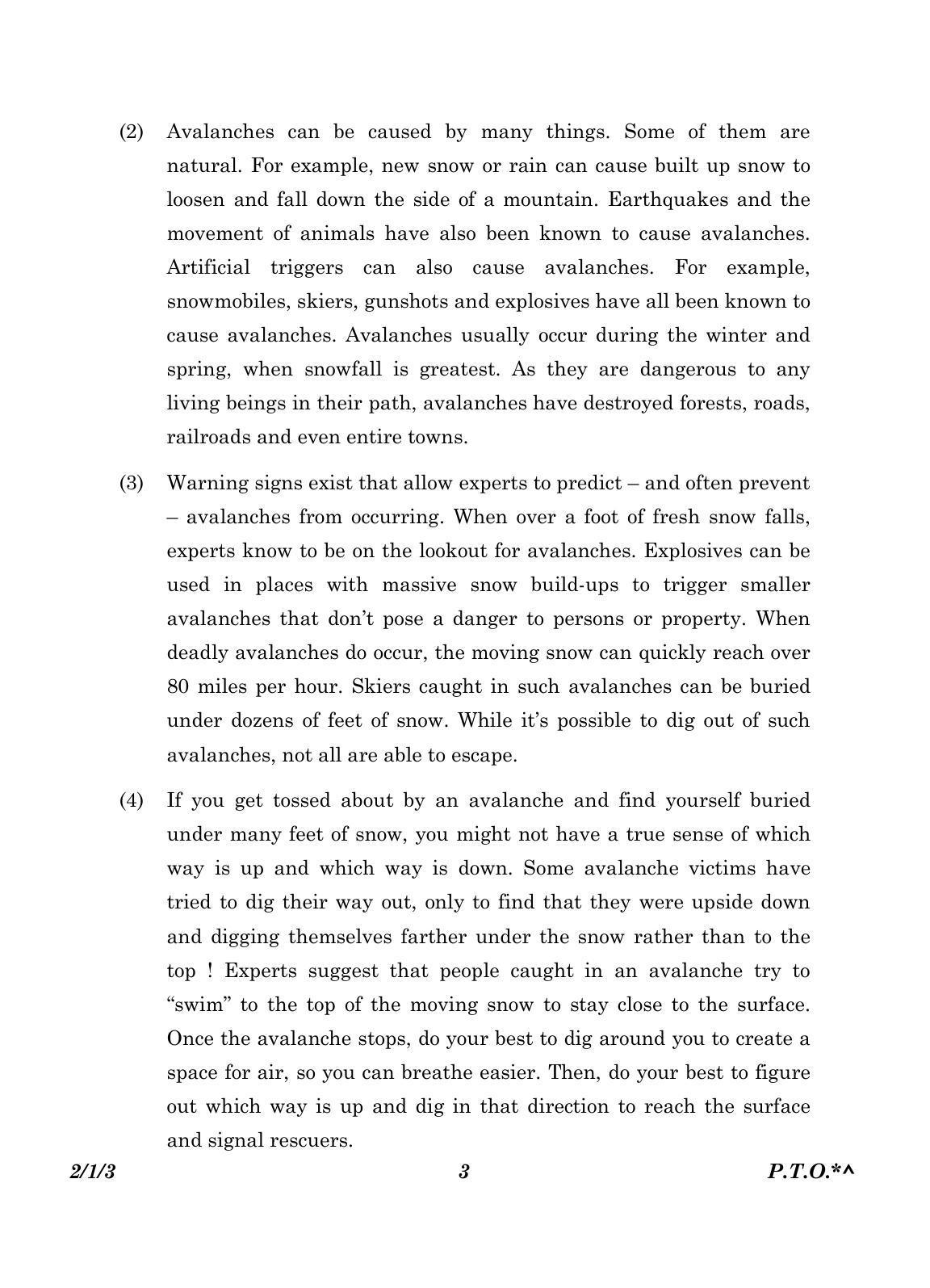 CBSE Class 10 2-1-3_English Language And Literature 2023 Question Paper - Page 3